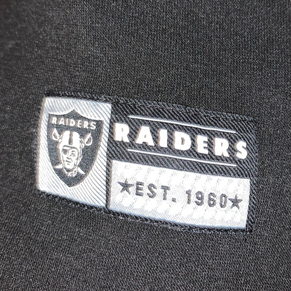 🏈⚔️🏴‍☠️☠️ Las Vegas Raiders Stacked NFL Football Hoodie ☠️🏴‍☠️⚔️🏈 - Picture 8 of 11